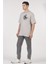 Oversize T-Shirt Mia Stroke Gri 1