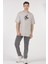 Oversize T-Shirt Mia Stroke Gri 2