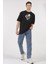 Oversize T-Shirt Love Siyah 3