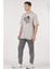 Oversize T-Shirt Love Gri 1