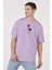 Oversize T-Shirt Cloudy Astronot Lila 2