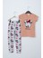 Kız Çocuk Somon Minnie Mouse Taytlı Ikili Takım 1