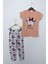 Kız Çocuk Somon Minnie Mouse Taytlı Ikili Takım 2