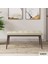 Concept Kar Serisi, 80X132 Açılabilir Mdf Mutfak Masa Takımı, Barok Ahşap Desen Masa 4 Sandalye 1 Bench 3