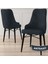 Concept Kar Serisi, Mdf 80X132 Açılabilir Masa Takımı, Siyah Mermer Desen Masa, 4 Sandalye 1 Bench 4
