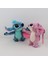 Çift Stitch Melek Sarılma Kalp Peluş Oyuncak - Mavi (Yurt Dışından) 4
