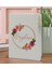 Gift Kişiye Özel Çiçek Tasarımlı Beyaz Termo Deri Not Defteri 15X21CM-18 2