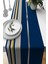 Lacivert Tay Tüyü Dokuma Premium Leke Tutmaz Kumaş Masa Örtüsü Runner 40X140CM RNR464 1