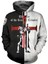 Erkek Ortaçağ Tapınak Şövalyesi 3D Sweatshirt Hoodies (Yurt Dışından) 1