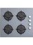 Gri Cam Ankastre Set AEF6603S02 - ACO5335S01 - 3471 Davlumbaz 3