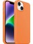 Buff iPhone 14 Plus Rubber Fit Kılıf Light Orange 1