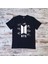 Unisex Siyah Bts Imza T- Shirt Bts Kolye Bts Şapka 3'lü Kombin 2