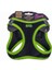 Havalı Dokuma Neon Serisi Küçük Irk Göğüs Tasması S Beden Sarı 32-38 cm 2