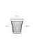 Akrilik Mürdüm Tekli Kısa Bardak & Su Meşrubat Kahve Yanı Bardağı 300 ml ( Cam Değildir ) 4