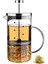 750 ml French Press Borosilikat Ateşe Dayanıklı Cam 3 Ü 1 Arada 1