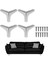(4 Adet) 12cm Modern Krom Metal Mobilya, Dolap, Koltuk, Tv Ünitesi Ayakları 1