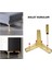 (4 Adet) 12cm Modern Gold Metal Mobilya, Dolap, Koltuk, Tv Ünitesi Ayakları 2