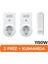 2'Li Uzaktan Kumandalı Priz Set 1150 W Outlet 3