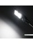 120W LED Solar Sokak Armatürü Siyah Kasa 6500K Beyaz Işık 3.2V 4