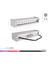 9W LED Wallwasher 6500K Beyaz Işık 276mm 4