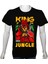 Genç TShirt Siyah 'orman Kralı' Baskılı 2xl 1