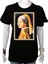 Kadın TShirt Siyah 'inciküpelikız3' Baskılı Xs 1