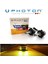 H4 LED Xenon Oto Ampul Zero Fansız Sarı 1