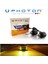 H9 LED Xenon Oto Ampul Zero Fansız Sarı 1