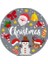 Christmas Kuşe Sticker 4 x 4 cm 36 Adet 1