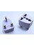 Seyahat Fişi Adaptörü Tip G Plug Adapter Üniversal 3 Pinli Fiş 10A 3