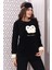 Fwn 3028 Peluş Welsoft Polar Kışlık Yumoş Kadın Pijama Takımı 4