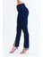 Lacivert Ispanyol Paça Yırtık Kot Pantolon Flare Jean 4