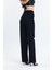 Siyah Bol Paça Salaş Kot Pantolon Flare Jean 3
