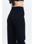 Siyah Bol Paça Salaş Kot Pantolon Flare Jean 5