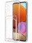 Samsung Galaxy A52 Kılıf Kartlıklı Şeffaf Setra Clear Silikon Kapak 1