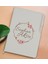 Gift Kişiye Özel Çiçek Tasarımlı Beyaz Termo Deri Not Defteri 15X21CM-5 1