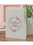 Gift Kişiye Özel Çiçek Tasarımlı Beyaz Termo Deri Not Defteri 15X21CM-5 2