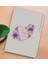 Gift Kişiye Özel Çiçek Tasarımlı Beyaz Termo Deri Not Defteri 15X21CM-3 1