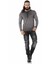 CL523 Düğmeli Yaka Antrasit Sweatshirt 4