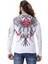 CL522 Desenli Beyaz Ince Sweatshirt 3