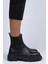 Emma Kadın Deri Çift Taraf Lastikli Siyah Bot 1