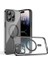 Iphone Apple 14 Pro Max Uyumlu 6.7inç Kılıf Magsafe Halkalı Gbox Kamera Lens Korumalı Parlak Şeffaf Silikon Derin Mor Magnetik Wireless Şarj Özellikli Parlak Mor Kenarlı 1