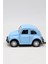 1967 Volkswagen Beetle Çek Bırak Metal Oyuncak Araba 9 cm Mavi 3
