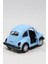 1967 Volkswagen Beetle Çek Bırak Metal Oyuncak Araba 9 cm Mavi 4