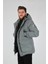 Erkek Oversize Kapüşonlu Kışlık Mont - Minimalist 3