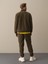 Erkek Haki Regular Fit Polar Sweatmont 3