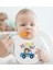 Kids Play Time ve Play Day Tasarımlı 2’li Beyaz Mama Önlüğü-1 3