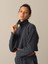 Kadın Antrasit Oversize Crop 3