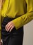 Kadın Sarı Vatkalı Oversize Gömlek 3