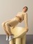 Kadın Bej Oversize Sweat Pantolon 2
